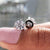 Round cut stud earrings featuring screw back earrings and Moissanite Stud Earrings detail.
