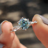 This round solitaire engagement ring offers timeless elegance and brilliance.

