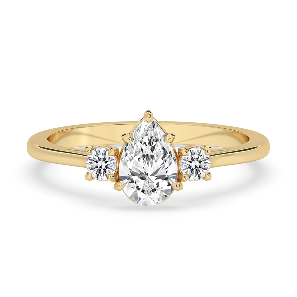 Teardrop Engagement Ring